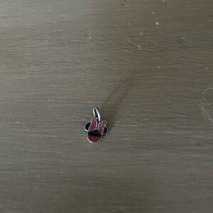 Disney Silver and Red Minnie Mouse charm